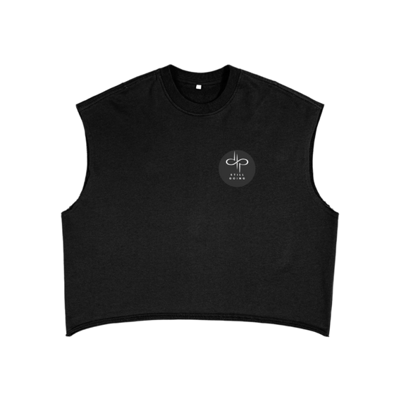 "WORDS HAVE POWER" French Terry Boxy Tank Top by ODMPOD