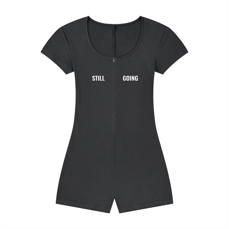 Women's Dual-Function Cape Tie-Waist Romper by ODMPOD