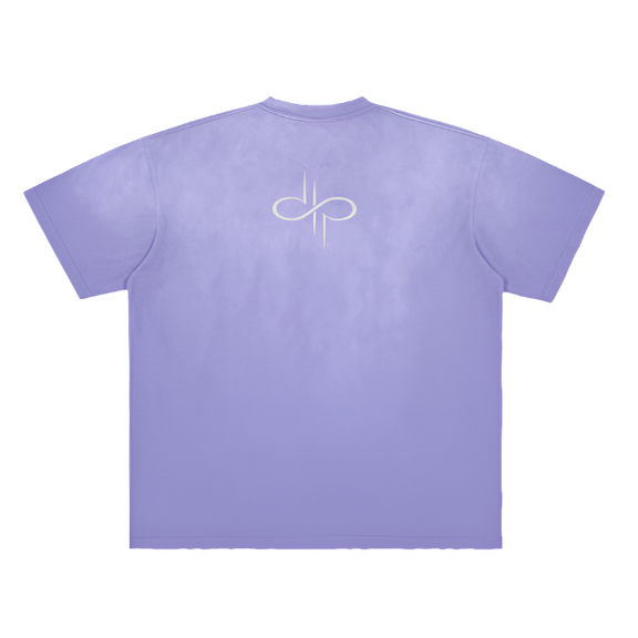 Vintage Washed Aged Gradient Frayed T-Shirt by ODMPOD