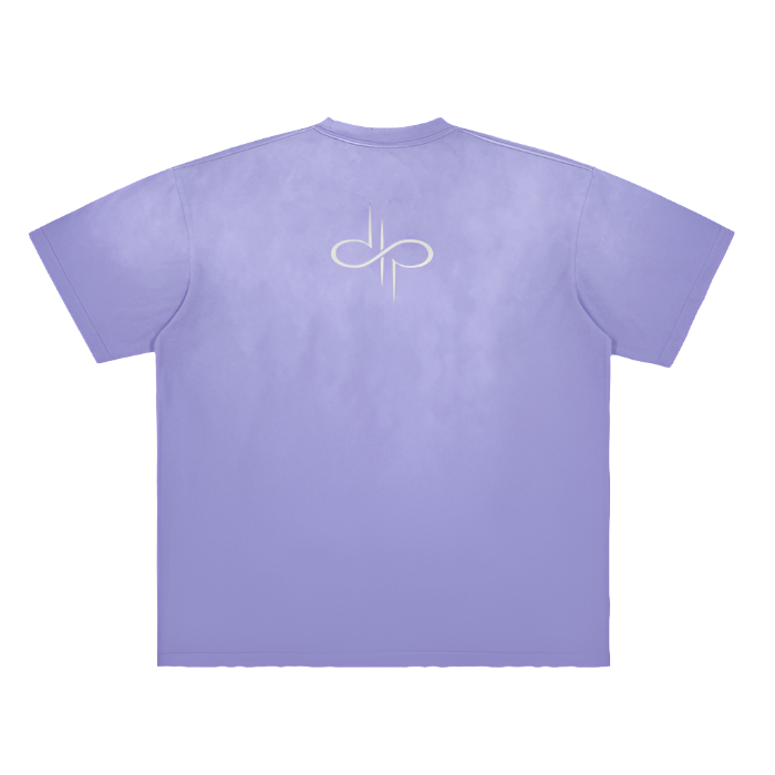 Vintage Washed Aged Gradient Frayed T-Shirt by ODMPOD