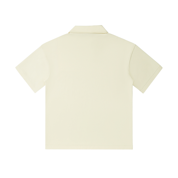 Drop Shoulder Short-Sleeve Polo by ODMPOD