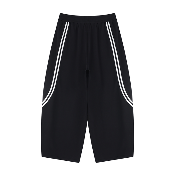 Wide Leg Piping Sweatpants by ODMPOD