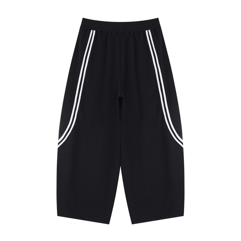 Wide Leg Piping Sweatpants by ODMPOD