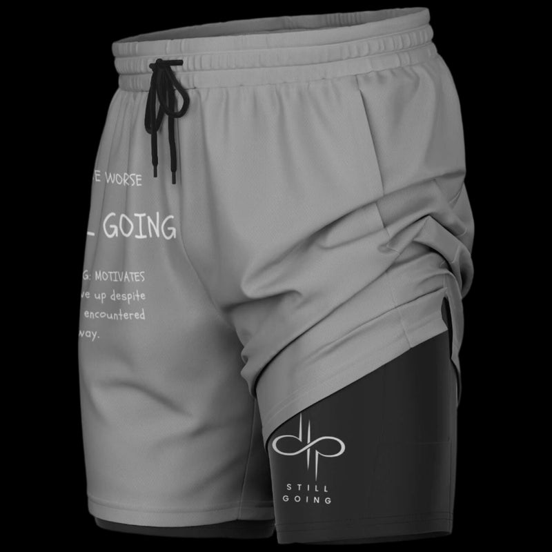 "WORDS HAVE POWER" Men's 2-in-1 Shorts by Subliminator