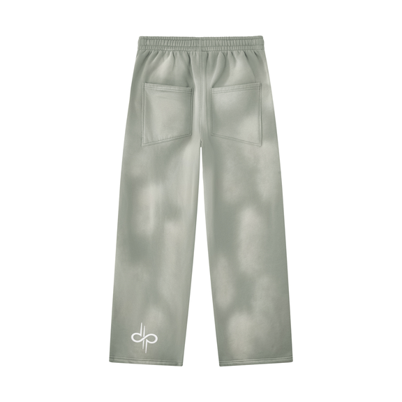 Sunfade Wide Leg Fleece Sweatpants by ODMPOD