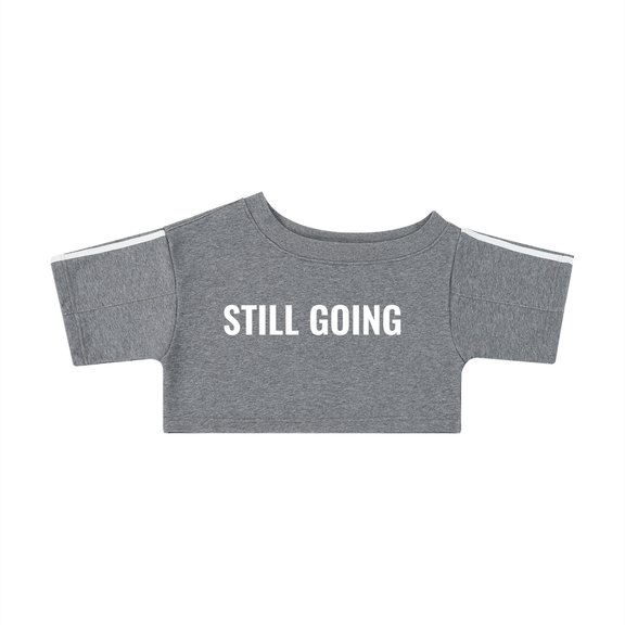 Women's Off-the-Shoulder Crop T-Shirt by ODMPOD
