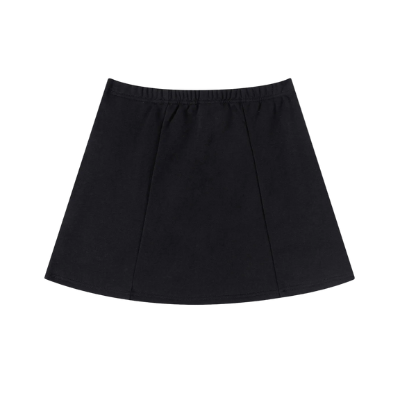 Contrast Side Stripe Slit Skirt by ODMPOD