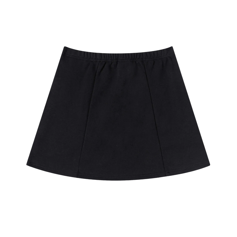 Contrast Side Stripe Slit Skirt by ODMPOD