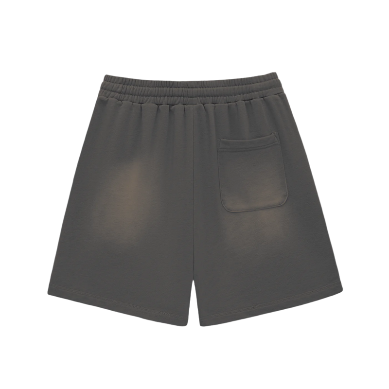 "limited edition" Sun Fade Raw Edge Cotton Shorts by ODMPOD