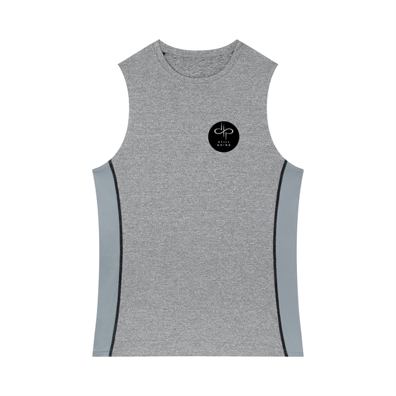 Men's Slim-Fit Topstitch Tank Top by ODMPOD