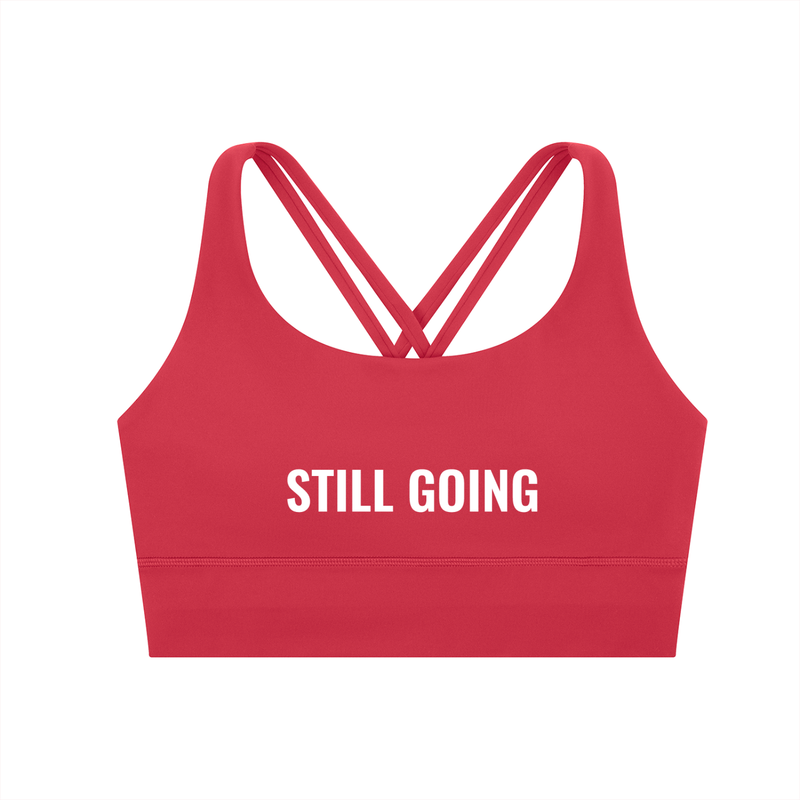 Strappy Criss-Cross Sports Bra by ODMPOD