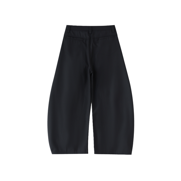 Essential Curved-Blade Suit Pants by ODMPOD