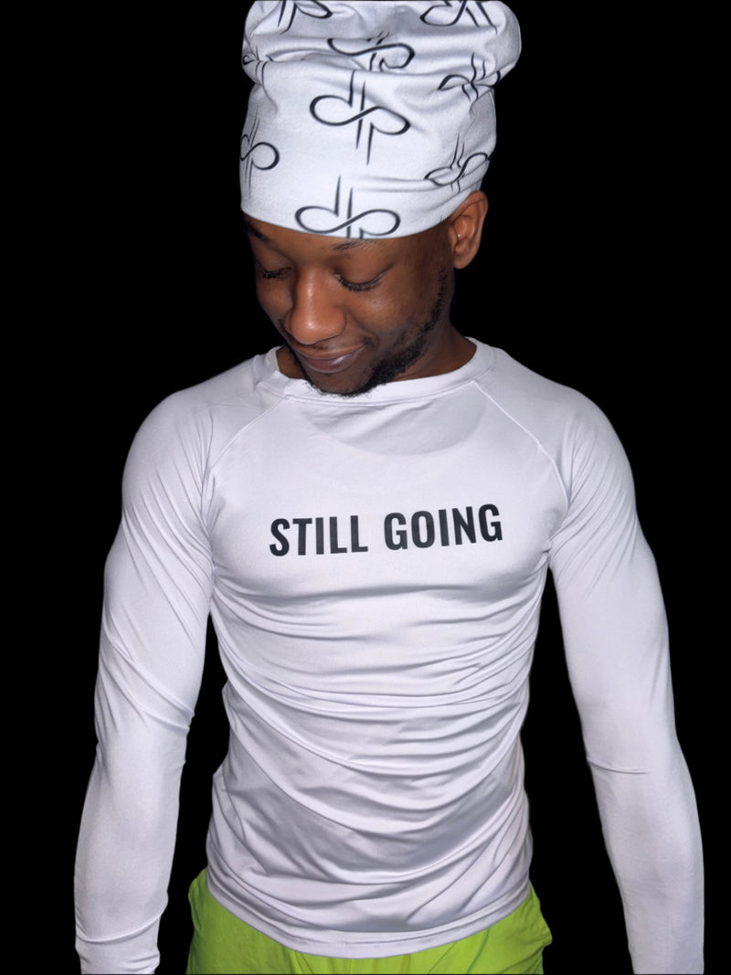 Long Sleeve Performance T-shirt (WHITE) by ODMPOD