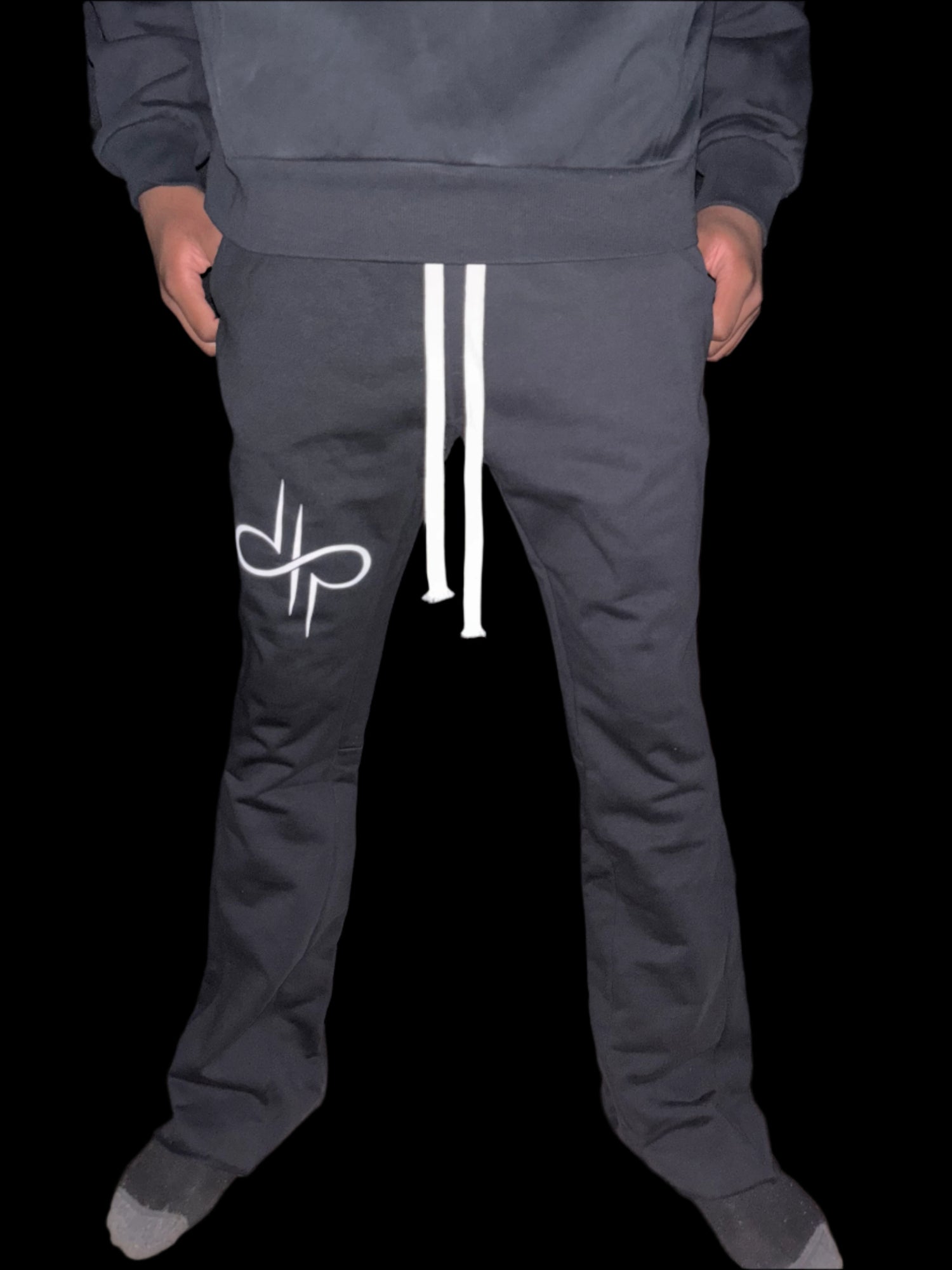 "WORDS HAVE POWER" Flared Sweatpants by ODMPOD
