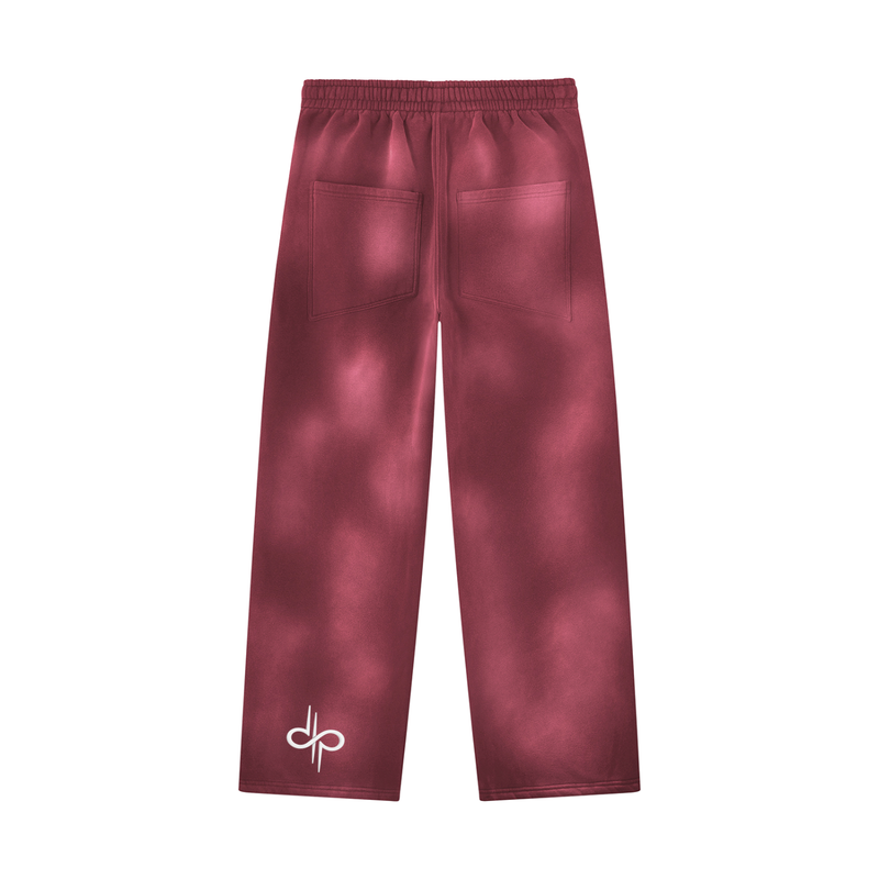 Sunfade Wide Leg Fleece Sweatpants by ODMPOD