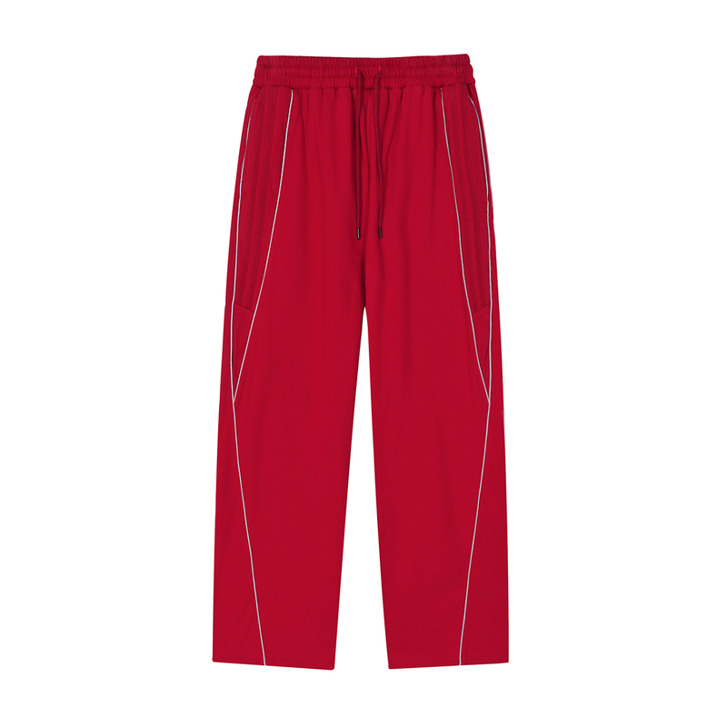 Reflection Striped Straight-Leg Sweatpants by ODMPOD