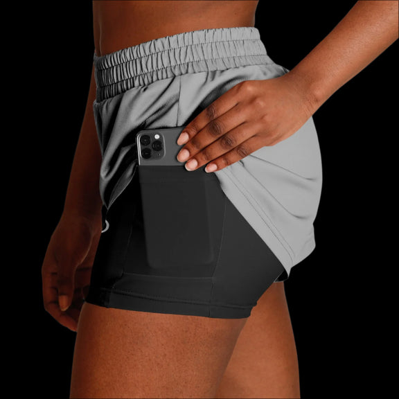 "WORDS HAVE POWER" Women's 2-in-1 Shorts by Subliminator