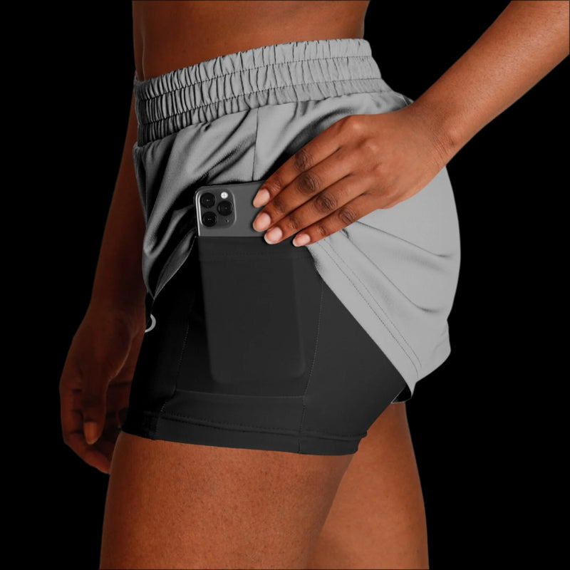 "WORDS HAVE POWER" Women's 2-in-1 Shorts by Subliminator