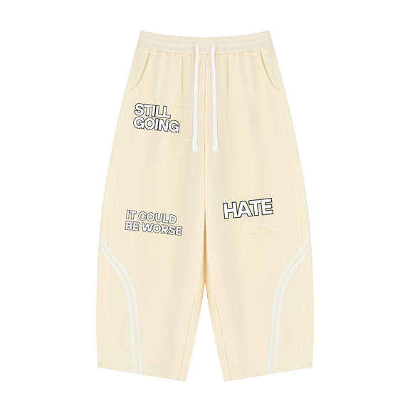 Wide Leg Piping Sweatpants by ODMPOD