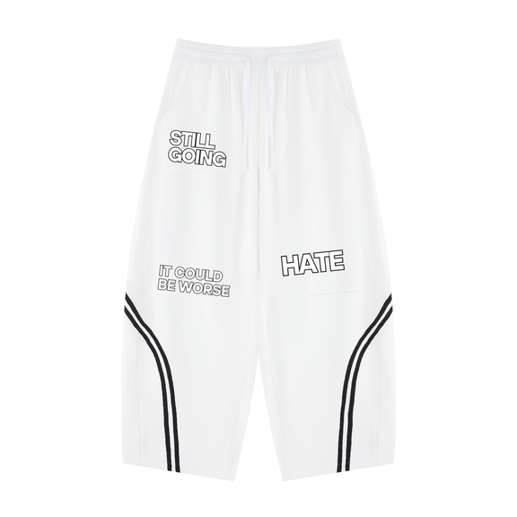Wide Leg Piping Sweatpants by ODMPOD