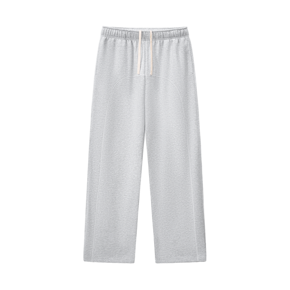 Contrast-Stitched Fleece Sweatpants by ODMPOD
