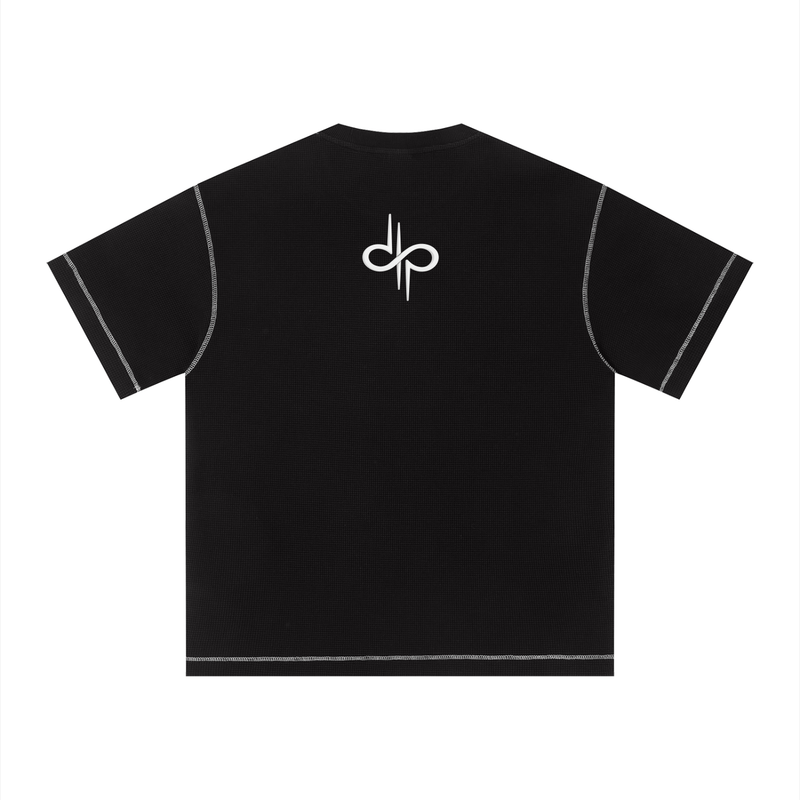 Sunfade Waffle Boxy T-Shirt by ODMPOD