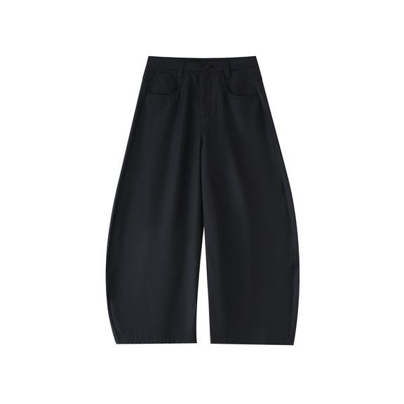 Essential Curved-Blade Suit Pants by ODMPOD