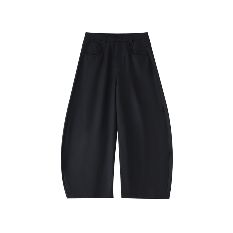 Essential Curved-Blade Suit Pants by ODMPOD