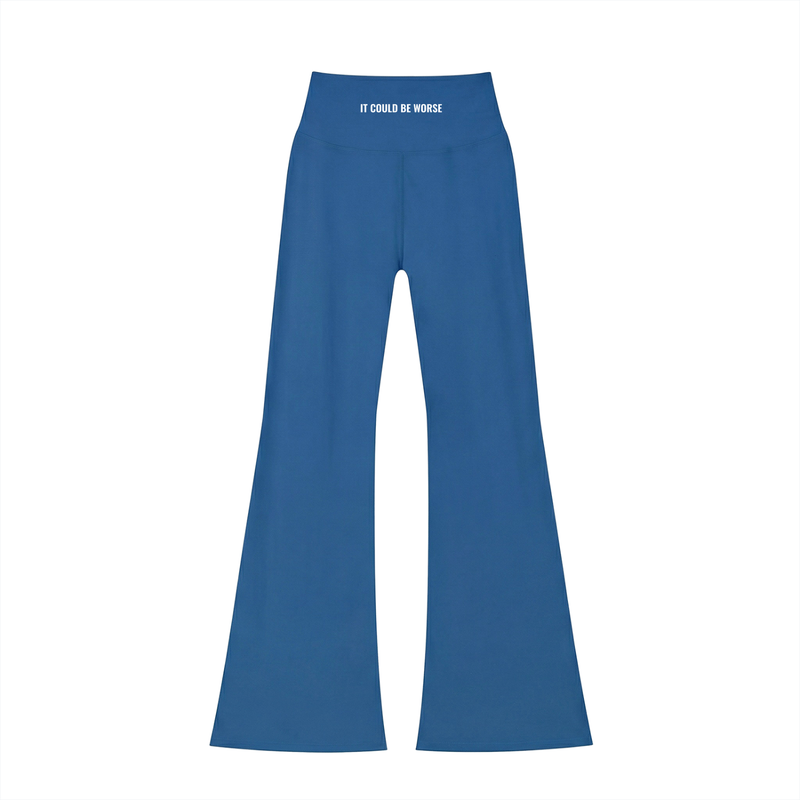Women's High-Waisted Flare Leggings by ODMPOD