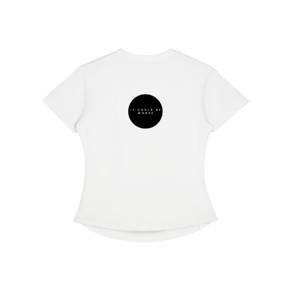 Vintaged-Wash Bodycon Cotton T-Shirt by ODMPOD
