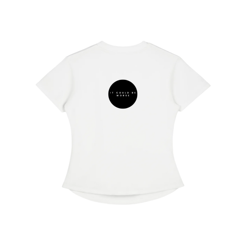 Vintaged-Wash Bodycon Cotton T-Shirt by ODMPOD