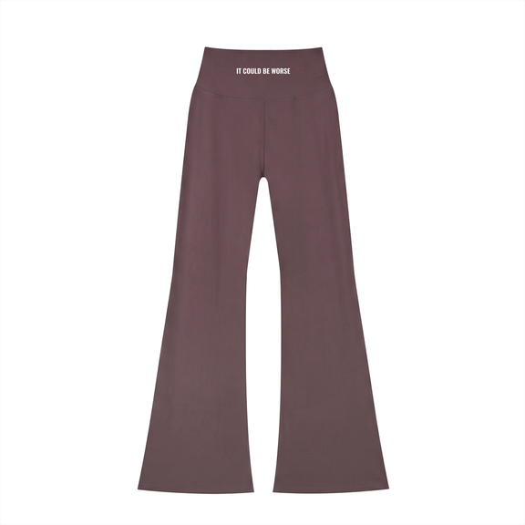 Women's High-Waisted Flare Leggings by ODMPOD