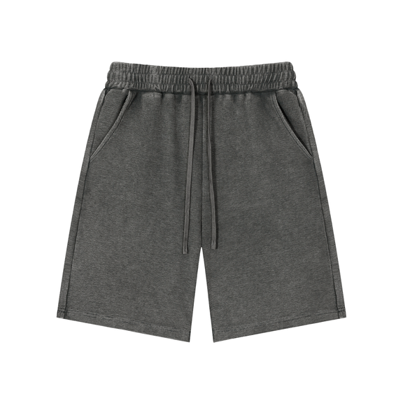 Mineral Wash Waffle Knit Shorts by ODMPOD