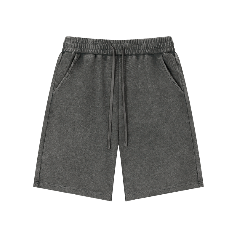 Mineral Wash Waffle Knit Shorts by ODMPOD