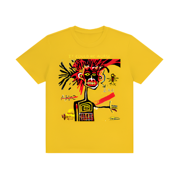 Cotton T-Shirt "CRAZY" by ODMPOD
