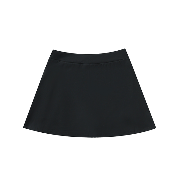 High-Waist Pocketed A-Line Skirt by ODMPOD