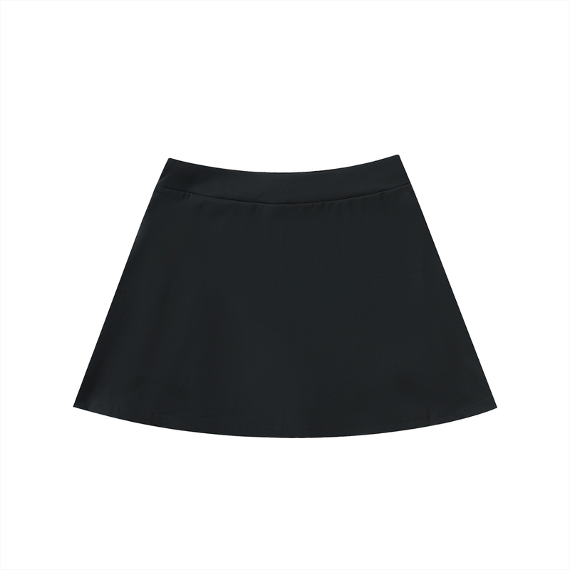 High-Waist Pocketed A-Line Skirt by ODMPOD