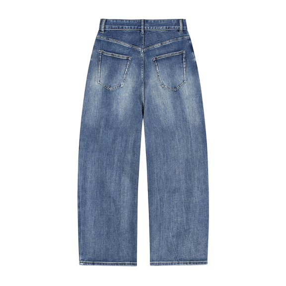 Sun Fade Heavyweight Denim Jeans by ODMPOD