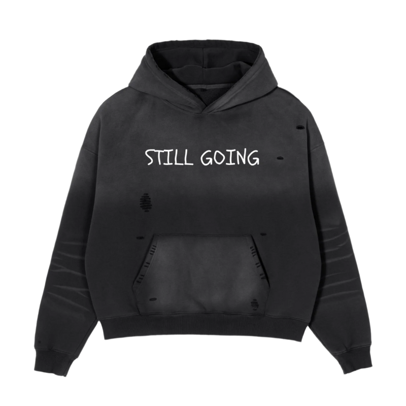 "WORDS HAVE POWER" Sunfade Boxy Hoodie by ODMPOD