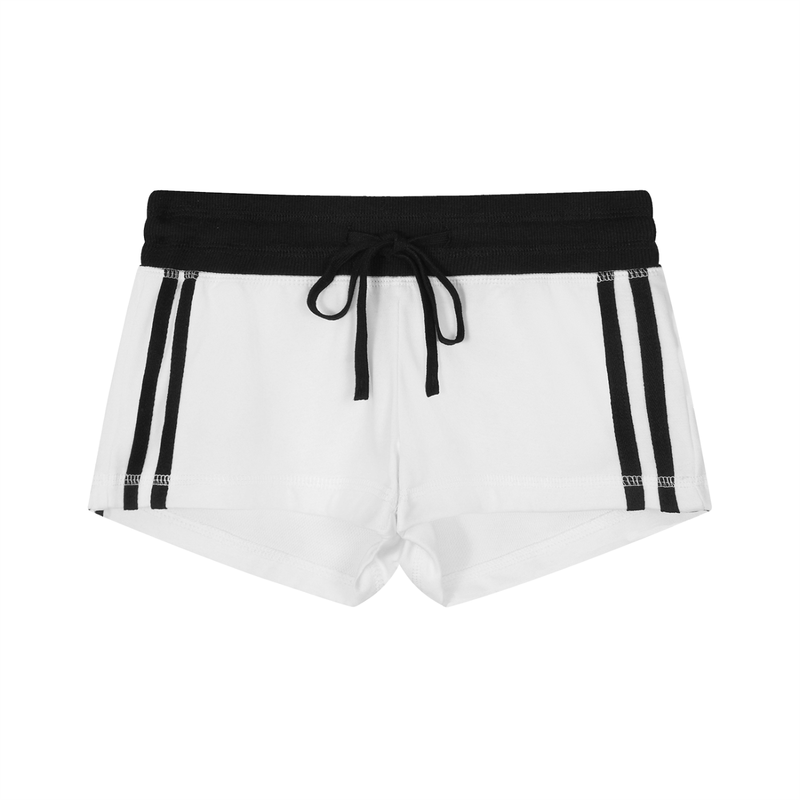 Women's Contrast Stripe Track Shorts by ODMPOD