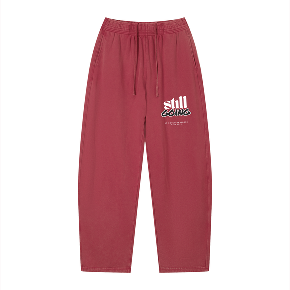 Unisex Vintage Wash Loose Sweatpants by ODMPOD