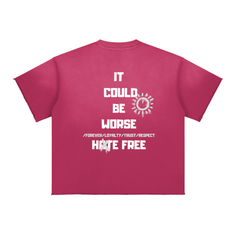 "limited edition" Sun Fade Raw Edge T-Shirt by ODMPOD