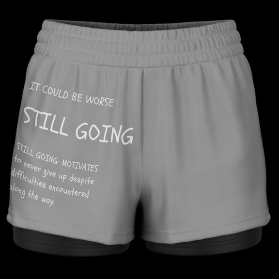 "WORDS HAVE POWER" Women's 2-in-1 Shorts by Subliminator