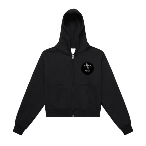 "WORDS HAVE POWER" Women's Cropped Hoodie by ODMPOD