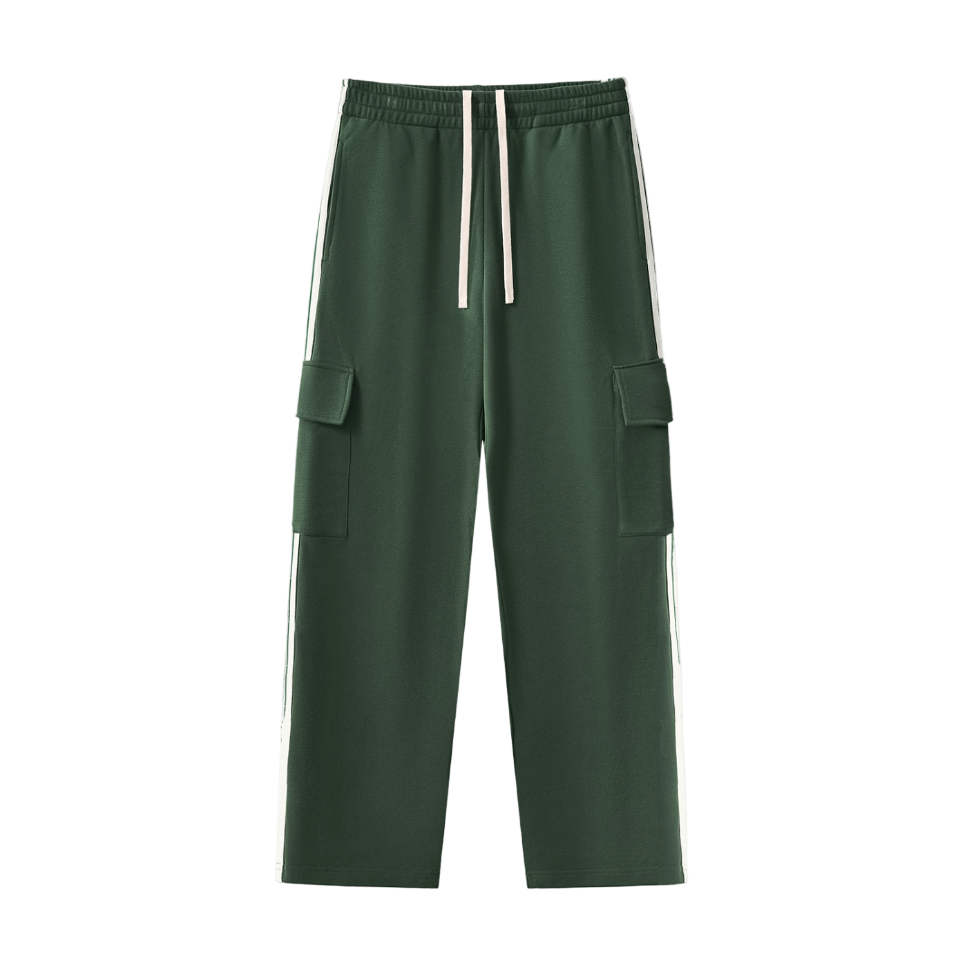 Side Stripe Straight-Leg Pants by ODMPOD