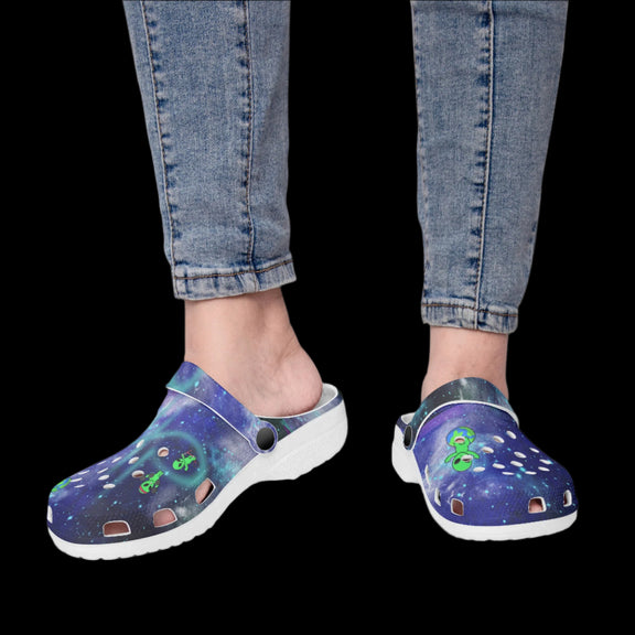 White-base Clogs by JetPrint Fulfillment