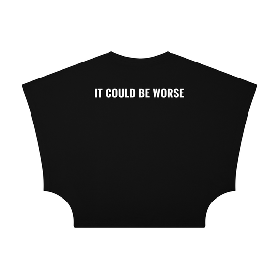 Women's Cropped Dolman T-Shirt by ODMPOD