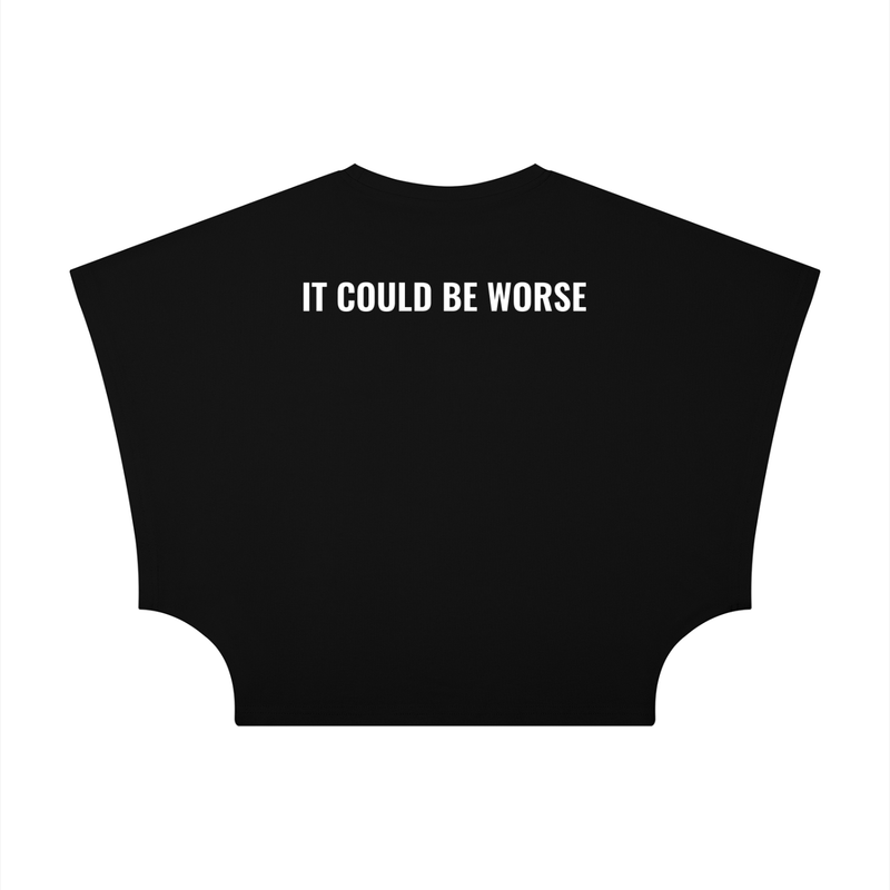 Women's Cropped Dolman T-Shirt by ODMPOD