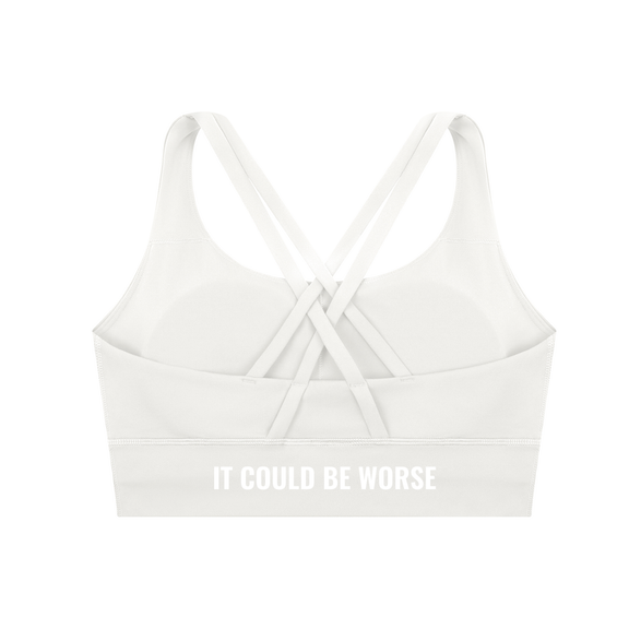 Strappy Criss-Cross Sports Bra by ODMPOD