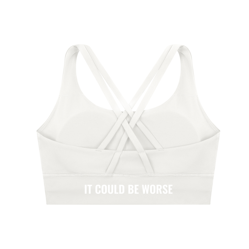 Strappy Criss-Cross Sports Bra by ODMPOD